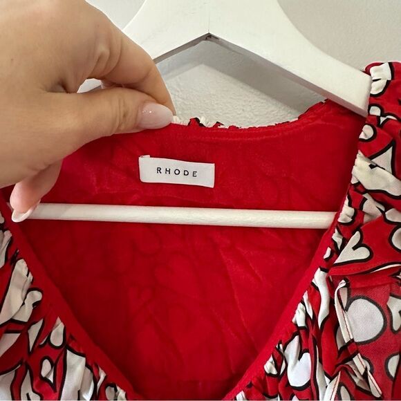 RHODE Heart Print Top - Picture 4 of 8